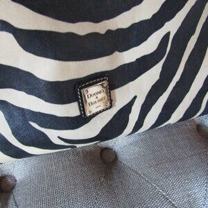 Dooney & Bourke Leather Zebra Print Purse